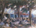 Max Liebermann  - paintings - Wirtshausgarten in Brannenburg