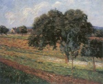 Bild:Bäume und Blumen, Landschaft bei Damiette