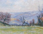 Jean Baptiste Armand Guillaumin - Bilder Gemälde - Der Berg Bariou, Crozant