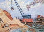 Jean Baptiste Armand Guillaumin - paintings - Der Quai d Austerlitz