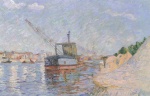 Jean Baptiste Armand Guillaumin - Bilder Gemälde - Der Quai de Bercy in Paris