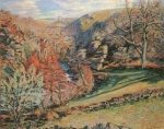 Jean Baptiste Armand Guillaumin  - Bilder Gemälde - Die Schlucht La Folie, Crozant