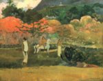 Paul Gauguin  - Bilder Gemälde - Frauen und Schimmel