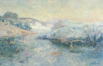 Jean Baptiste Armand Guillaumin  - Peintures - Paysage fluvial dans le département de la Creuse