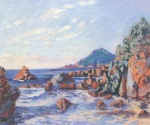 Jean Baptiste Armand Guillaumin  - Peintures - Langue de terre de Baumette. Agay - Saint Raphaël