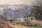 Jean Baptiste Armand Guillaumin  - Bilder Gemälde - Rauhreif auf der Mühle von Bouchardon