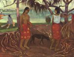 Paul Gauguin  - Bilder Gemälde - I Raro Te Oviri