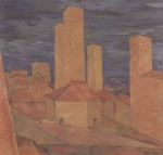 Walter Ophey  - Bilder Gemälde - San Gimignano