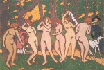 József Rippl Rónai - Peintures - Nus dans un parc