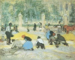 József Rippl Rónai - Peintures - Pavage de la rue principale de Kaposvar