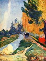 Paul Gauguin  - Bilder Gemälde - Les Alyscamps