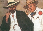 Jozsef Rippl Ronai - paintings - Lajos und Ödön