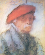 Jozsef Rippl Ronai - Bilder Gemälde - Letztes Selbstbildnis