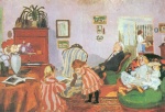 Jozsef Rippl Ronai  - paintings - Ödön hat 40 Grad Fieber