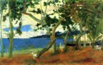 Paul Gauguin  - Bilder Gemälde - Meeresküste