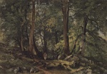 Ivan Ivanovich Shishkin - paintings - Buchenwald in der Schweiz