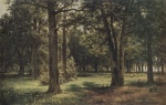 Ivan Ivanovich Shishkin - paintings - Eichenhain von Peter dem Grossen in Sestroretsk