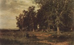 Ivan Ivanovich Shishkin - paintings - Heumachen in einem Kiefernwäldchen