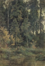 Ivan Ivanovich Shishkin  - paintings - Nahender Herbst