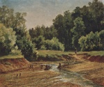 Iwan Iwanowitsch Schischkin  - Bilder Gemälde - Waldlandschaft