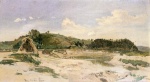 Carl Schuch - Bilder Gemälde - Flusslauf in der Campagna