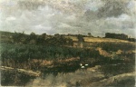 Carl Schuch  - Peintures - Roseaux avec canards (orage à Ferch)