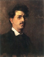 Carl Schuch  - Peintures - Autoportrait