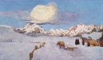 Giovanni Segantini  - Bilder Gemälde - Vergehen