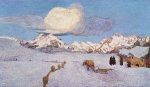 Giovanni Segantini  - Peintures - Le temps qui passe