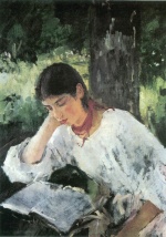 Walentin Alexandrowitsch Serow - Bilder Gemälde - Adelaida Jakowlewna Simonowitsch