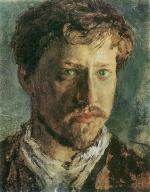 Walentin Alexandrowitsch Serow  - Peintures - Autoportrait