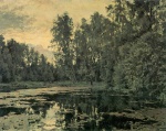Walentin Alexandrowitsch Serow  - Bilder Gemälde - Verwachsener Teich
