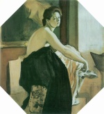 Walentin Alexandrowitsch Serow  - Bilder Gemälde - Weibliches Modell