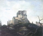 Adalbert Stifter  - paintings - Die Ruine Wittinghausen