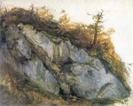 Adalbert Stifter  - paintings - Felsstudie