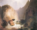 Adalbert Stifter  - paintings - Felsstudie