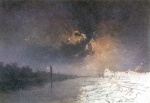 Adalbert Stifter  - paintings - Mondlandschaft
