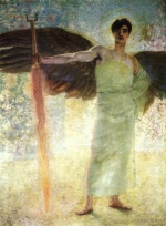 Franz von Stuck - Bilder Gemälde - Der Wächter des Paradieses