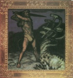 Franz von Stuck - Bilder Gemälde - Herkules und die Hydra