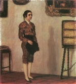 Franz von Stuck - Bilder Gemälde - Mary als Torero