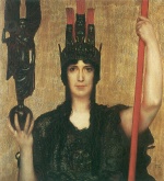 Franz von Stuck  - Peintures - Pallas Athene