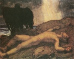 Franz von Stuck  - Bilder Gemälde - Prometheus