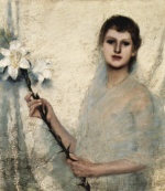 Franz von Stuck  - Peintures - Innocence