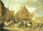 David Teniers - Bilder Gemälde - Bauernhochzeit