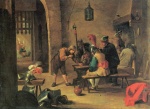 David Teniers - Bilder Gemälde - Die Befreiung Petrus aus dem Gefängnis