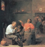 David Teniers - Bilder Gemälde - Die grüne Mütze