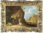 David Teniers - Bilder Gemälde - Die Heiligen Paulus und Antonius
