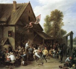 David Teniers  - Peintures - Fête populaire