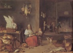 David Teniers  - Bilder Gemälde - Küchenstück