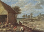 David Teniers  - Peintures - Quatre Saisons